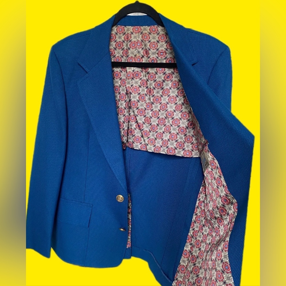 Blue Men’s Jacket - Picture 3 of 7